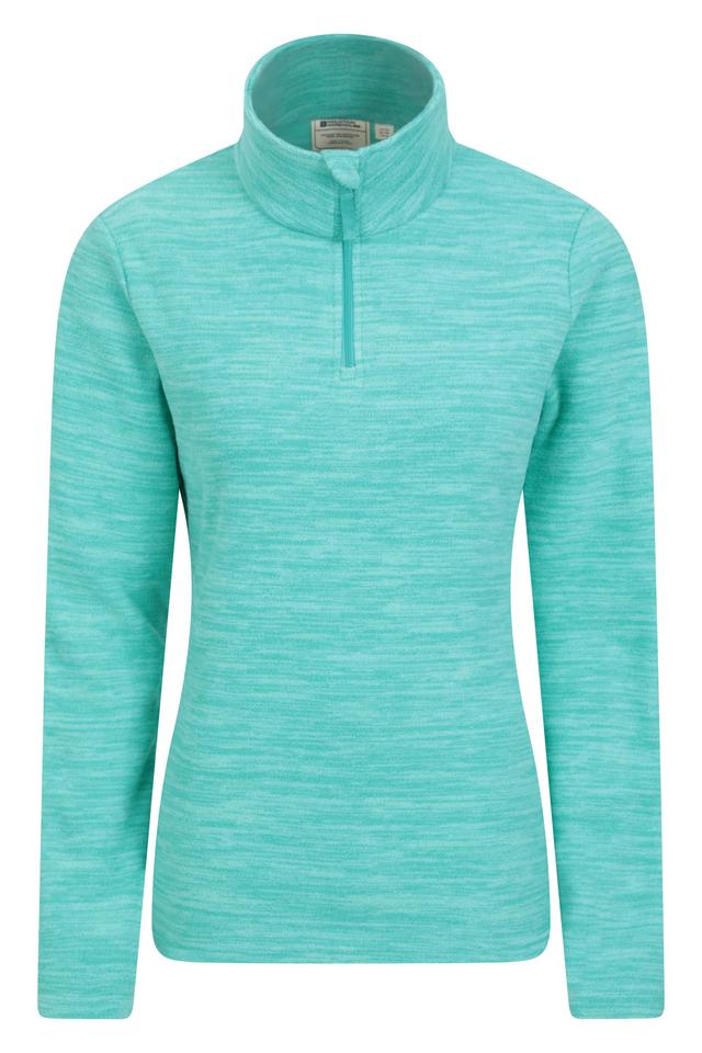 Snowdon Melange Womens Fleece - Turquoise