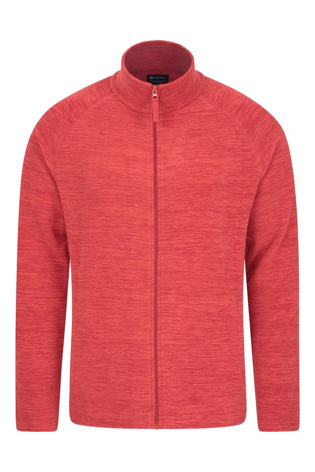 Snowdon II Mens Full-Zip Fleece Jacket - Red