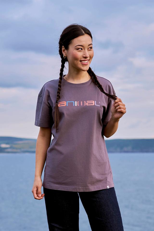 Leena Womens Boxy T-Shirt - Grey