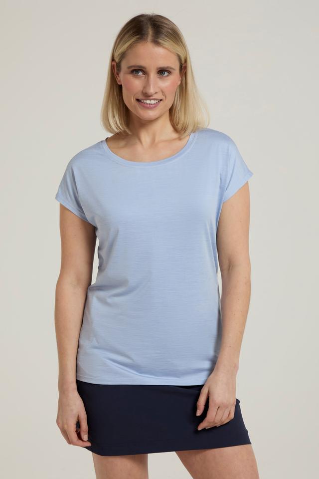 Panna II Womens UV Loose T-Shirt - Blue