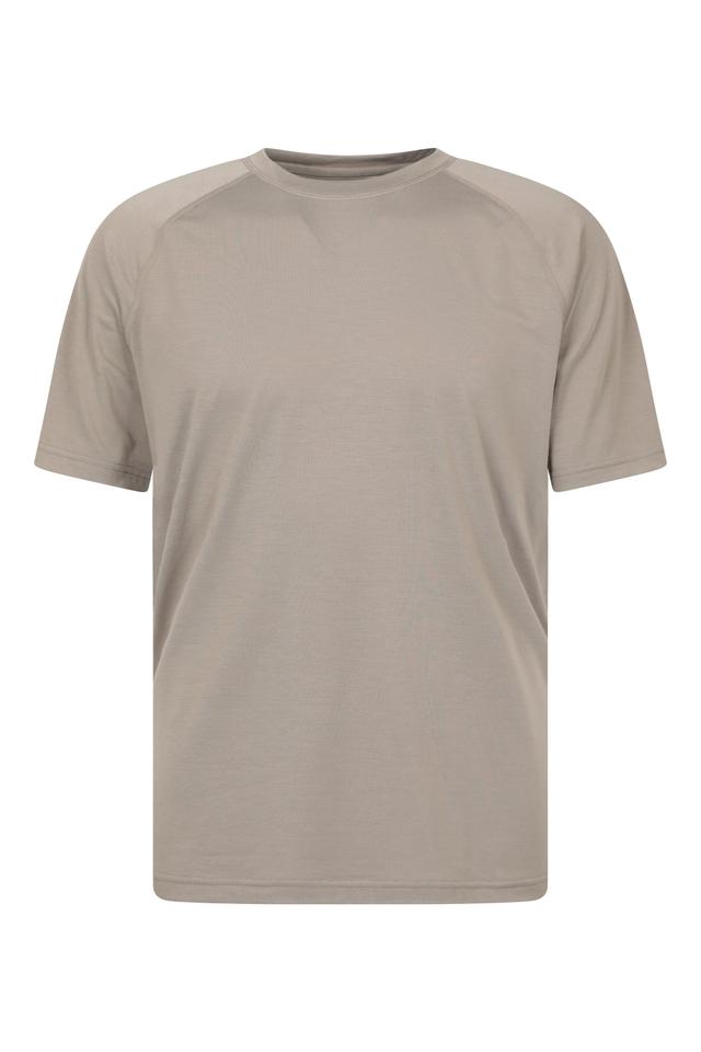 Mens Quick Dry Active T-Shirt - Beige
