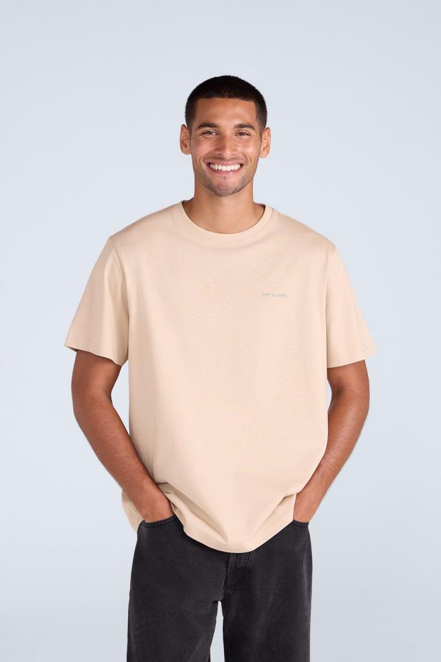 Chase Mens Relaxed T-Shirt - Beige