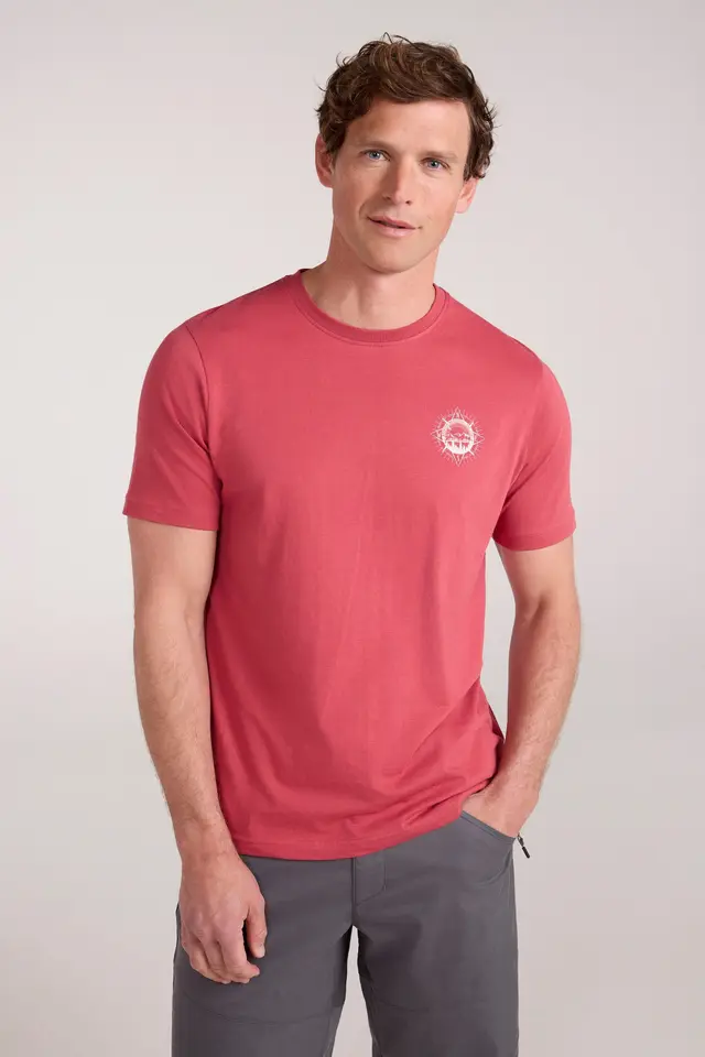 Compass Mens T-Shirt - Red