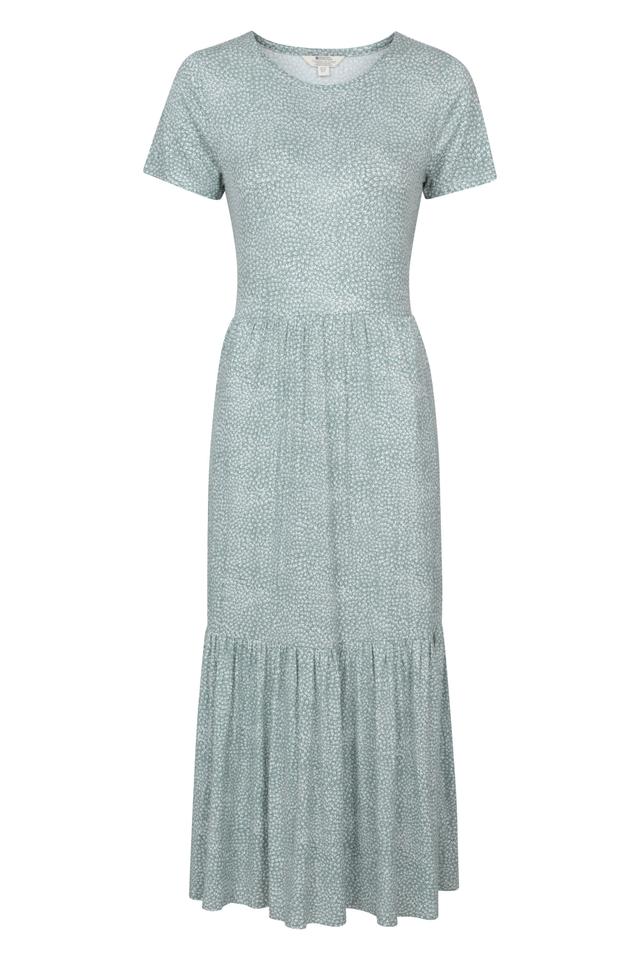 Sardinia Womens Tiered Dress - Green