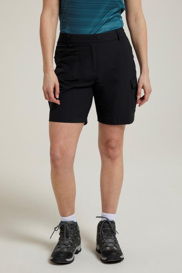 Monte Womens Cargo Shorts - Black