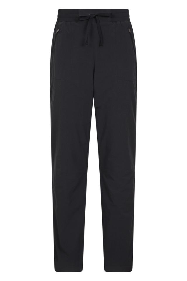 Winter Explorer Womens Fleece Lined Trousers - Short Length - Black