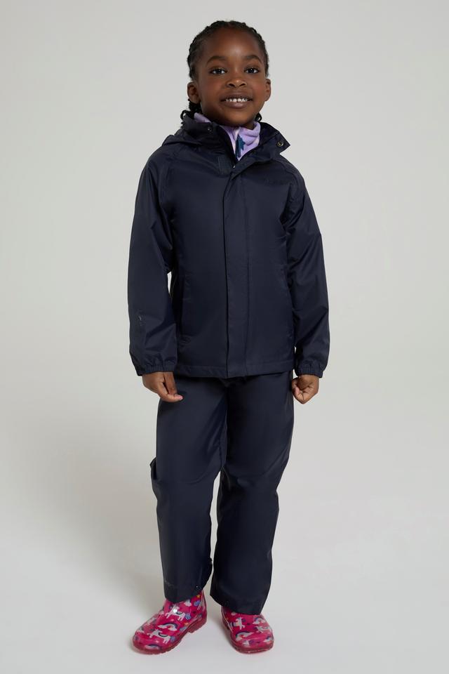 Pakka Kids Waterproof Jacket and Overpants Set - Navy