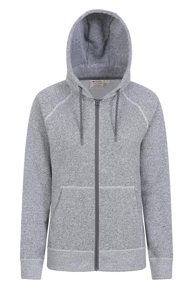 Auckland Womens Full Zip Hoodie - Grey
