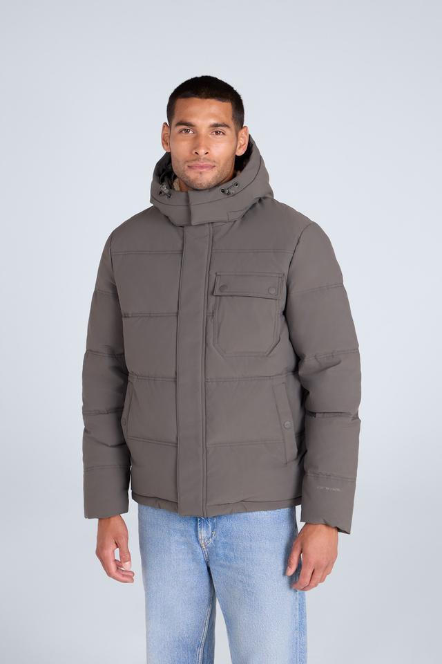 Fistral Mens Puffer Jacket - Green