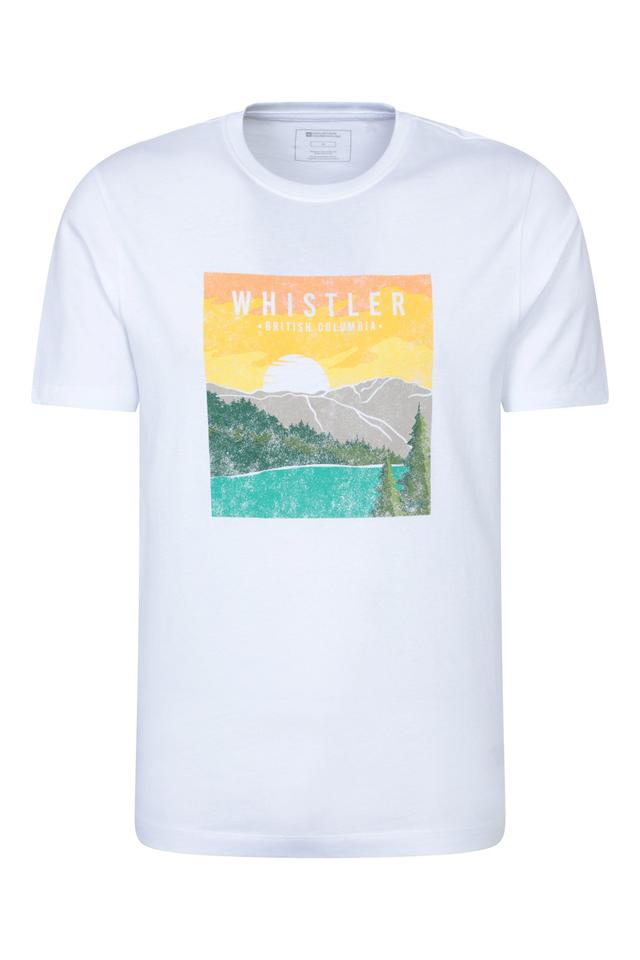 Whistler Mens Graphic Short Sleeve T-Shirt - White