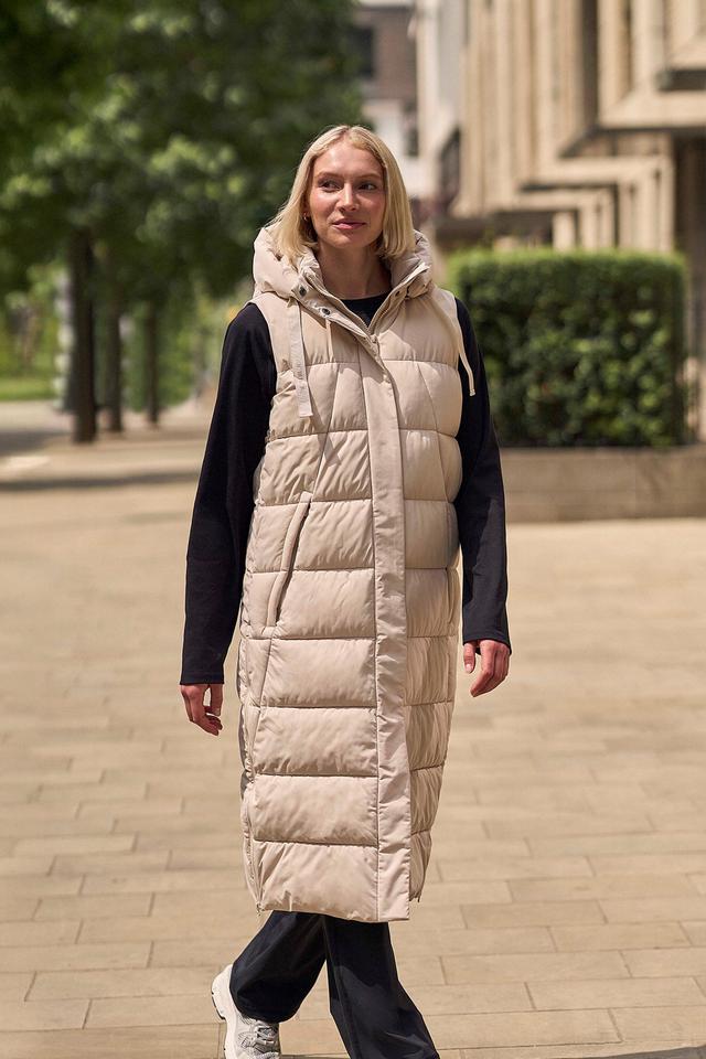 Comfort Zone Womens Longline Vest - Beige