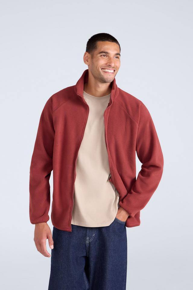 Stockholm Mens Full-Zip Fleece - Red