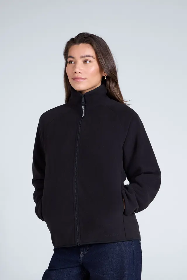 Stockholm Womens Full-Zip Fleece - Charcoal