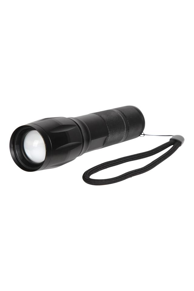Adjustable Focus LED Torch - Black