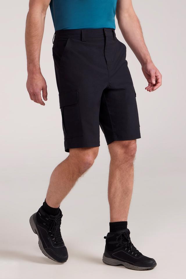 Delta Cargo Mens Stretch Shorts - Black