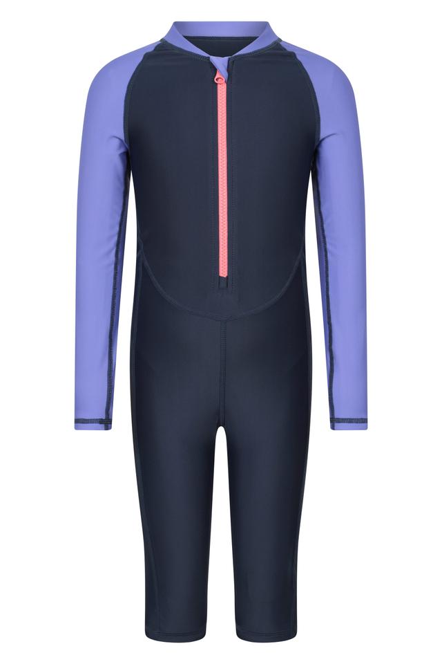 Newquay Kids UV Protect Swimsuit - Purple