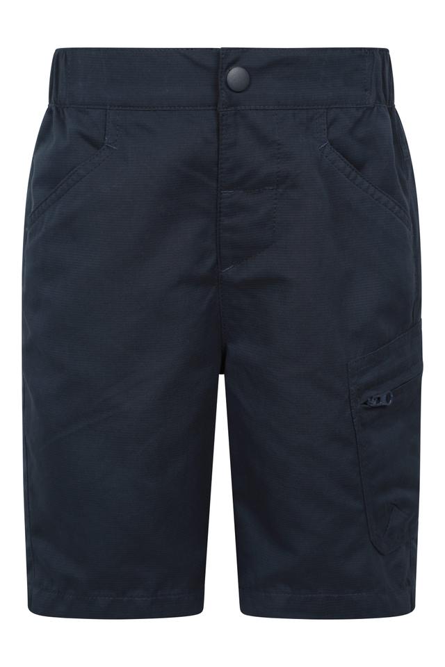 Expedition Kids Ripstop Stain Resistant Shorts - Blue