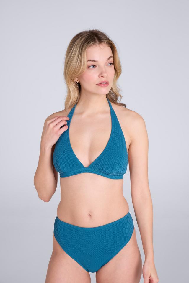 Iona Womens Halter Bikini Top - Teal