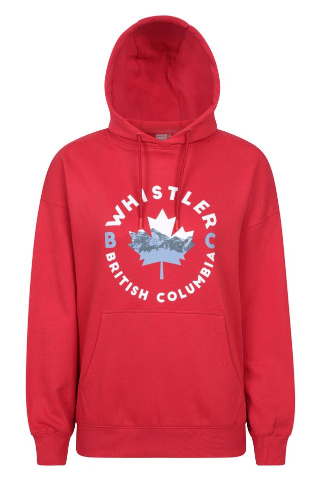 Whistler Graphic Womens Relaxed Fit Hoodie - Red