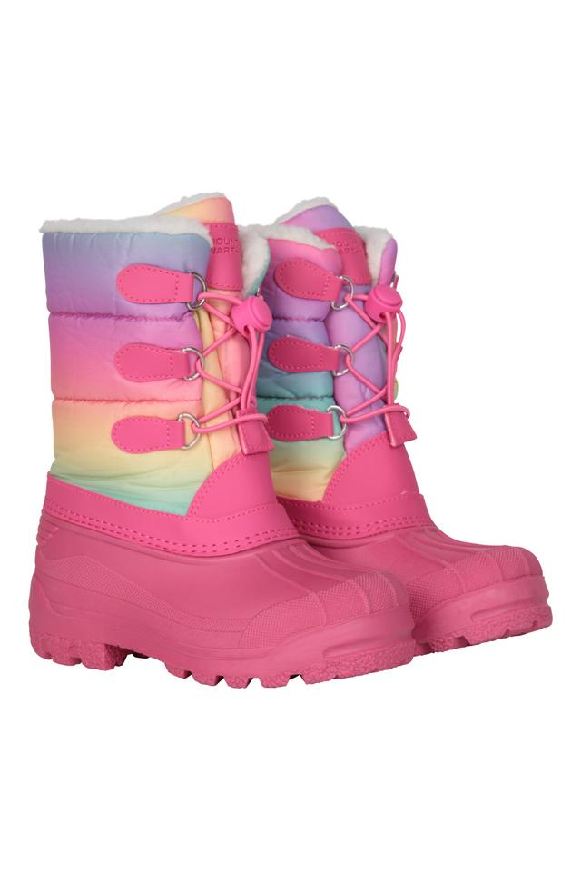 Calgary Junior Adaptive Snow Boots - Pink