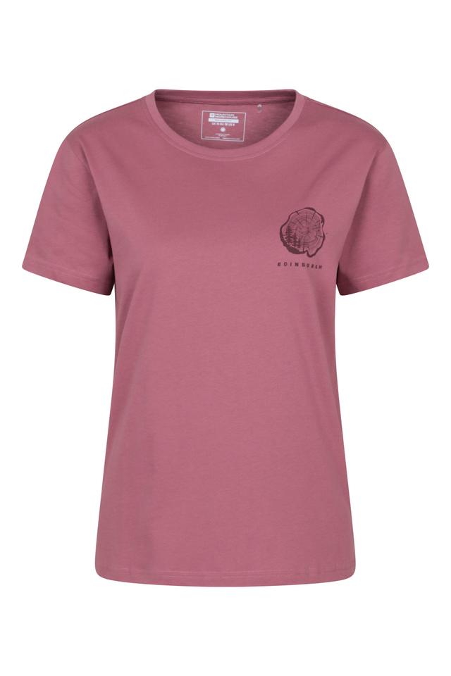 Edinburgh Womens Relaxed Short-Sleeved T-Shirt - Pink
