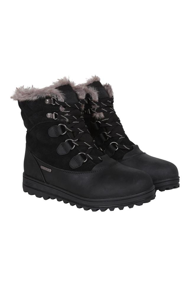 Vostock Womens Waterproof Thermal Short Snow Boot - Black