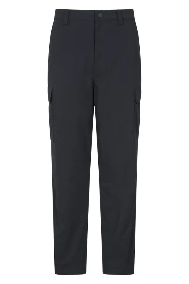 Winter Delta Mens Fleece Lined Trousers - Regular Length - Black