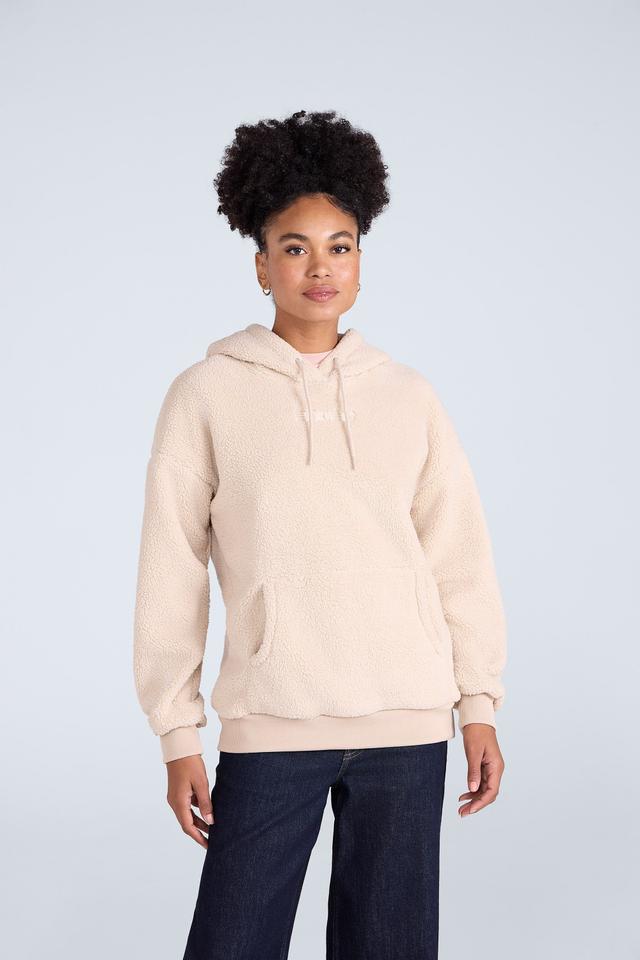Womens Fleece Hoodie - Off White