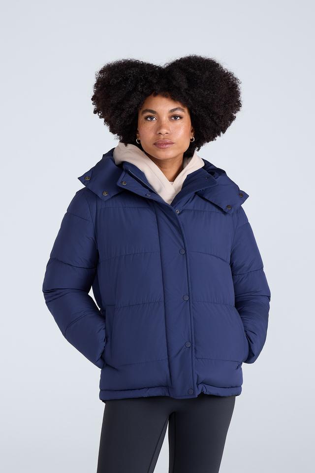 Maeve Womens Puffer Jacket - Navy