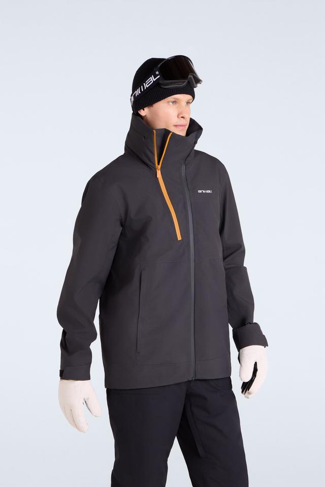 Vortex Mens 3 Layer Ski Jacket - Black