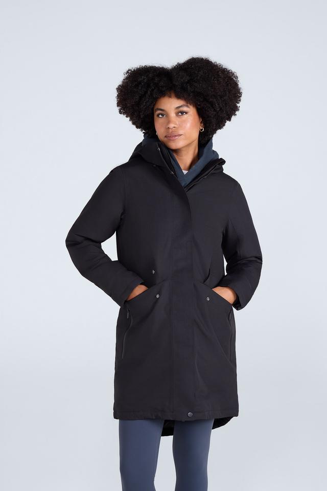 Lisbon Womens Waterproof Parka - Black
