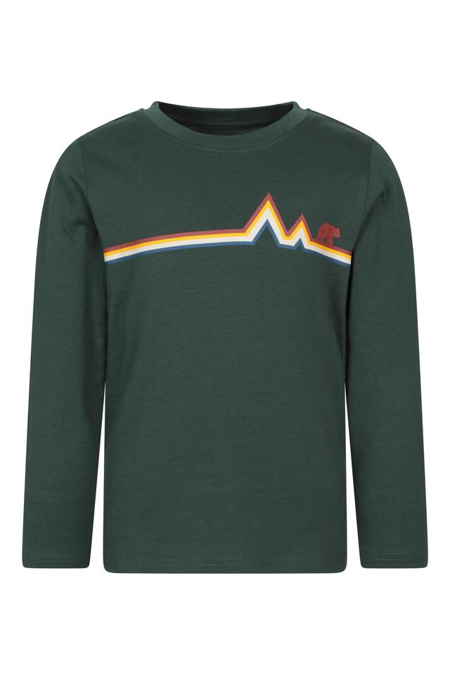 Landscape Kids Long Sleeve T-Shirt - Green