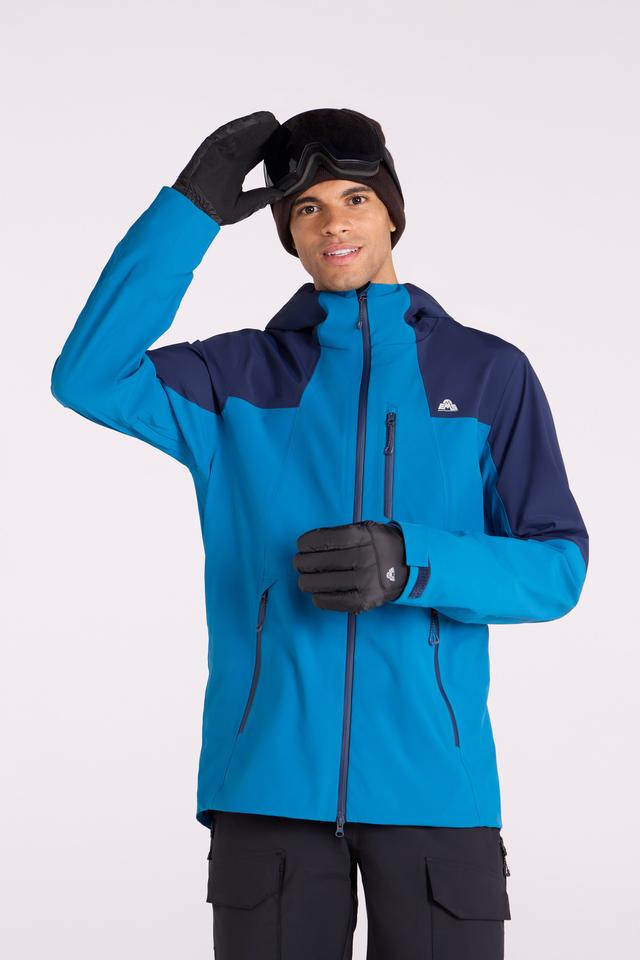 EMS Ellmau Mens 3 Layer Waterproof Ski Jacket - Blue