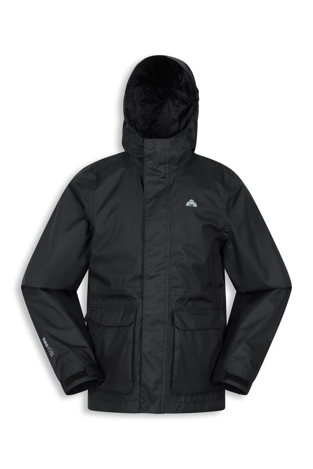 EMS Hail Kids Rain Jacket - Black