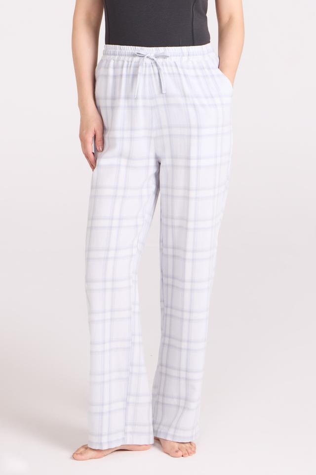 Womens Flannel Lounge Pants - Grey