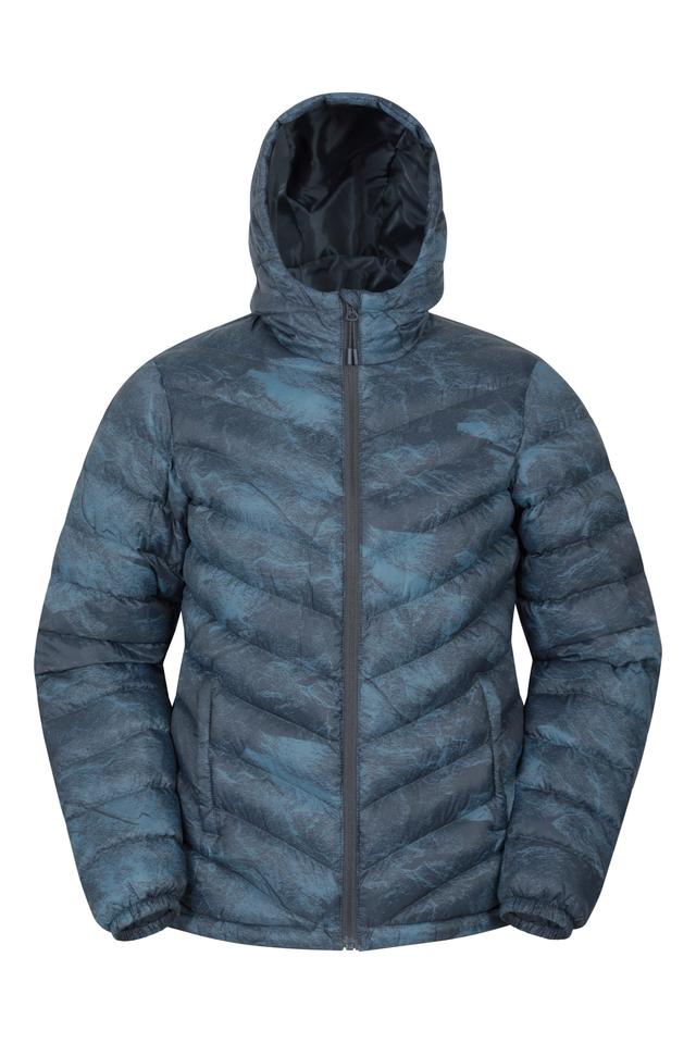 Seasons Womens Printed Insulated Jacket - Dark Blue