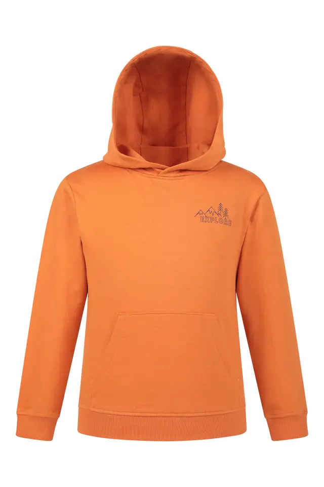 Explore Kids Hoodie - Orange