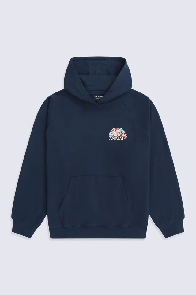 Kaya Womens Graphic Hoodie - Blue