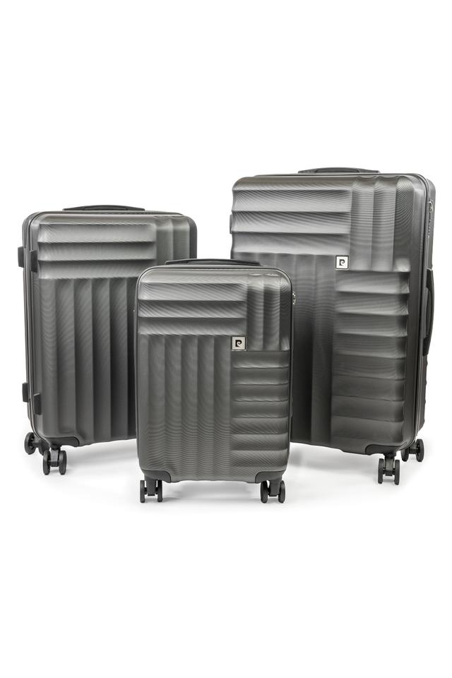 Soleil Wheeled Hard Sided Suitcase 3pc Luggage Set -