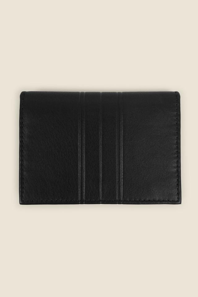 Nurmes Mens Embossed Leather Card Holder -