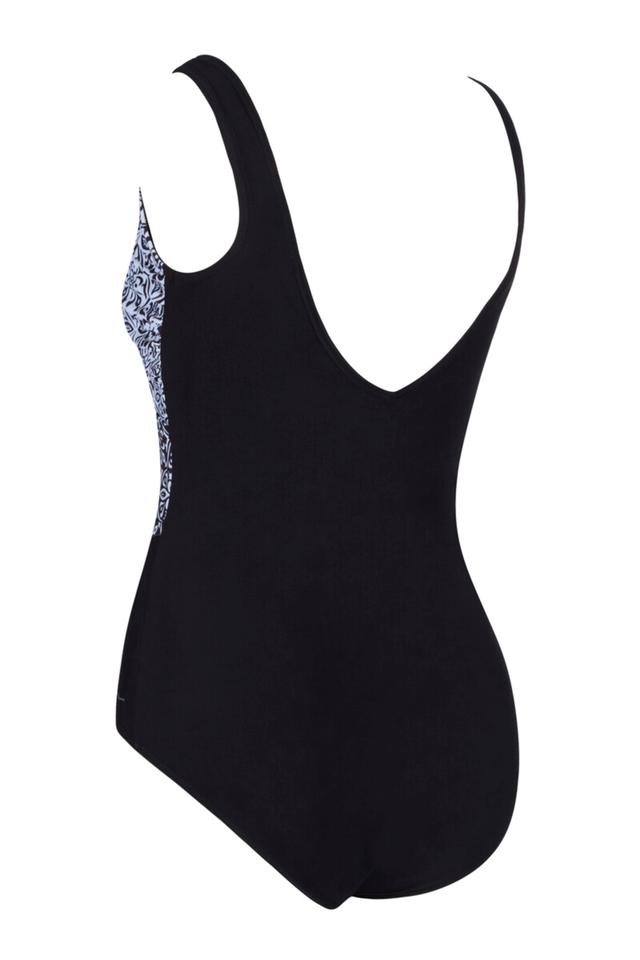 Opulence Front Crossover V Back One Piece Swimsuit -