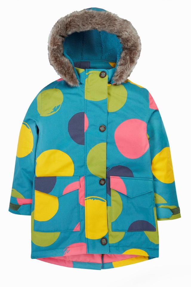Kids Waterproof Sherpa Lined Penhale Parka Coat -