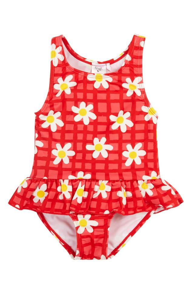 Kids 85% Recycled Polyester Little Coral Swimsuit -