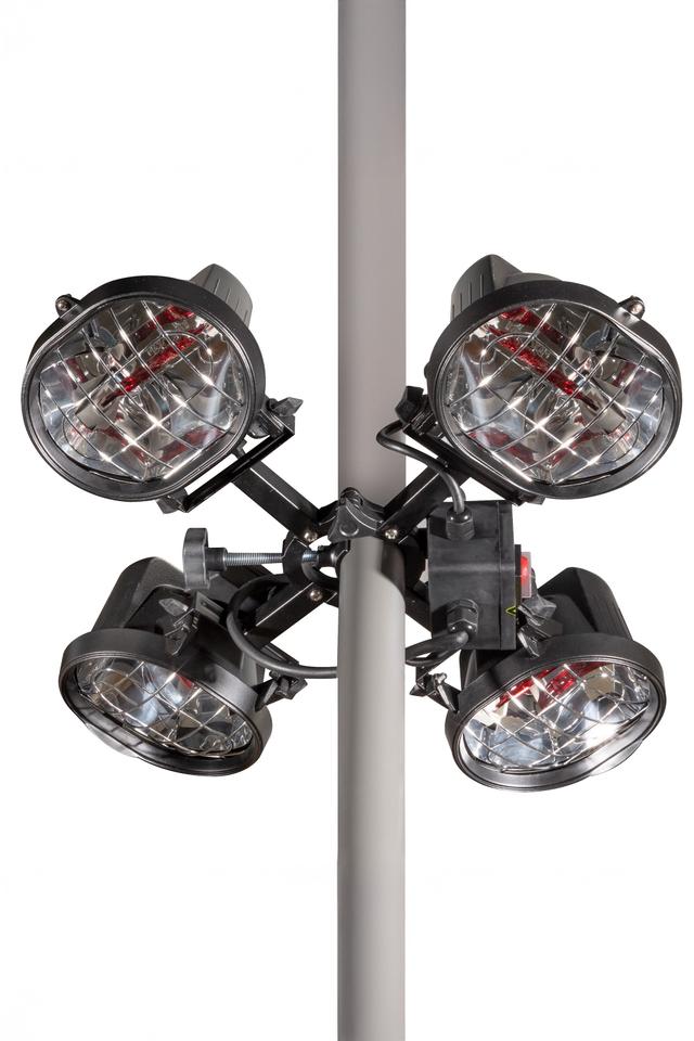 Folding Parasol/Patio Infrared Heater - 1800W -