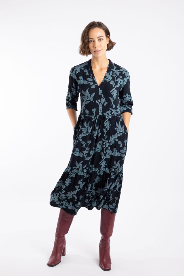 Gardot Womens Printed Midi Dress -