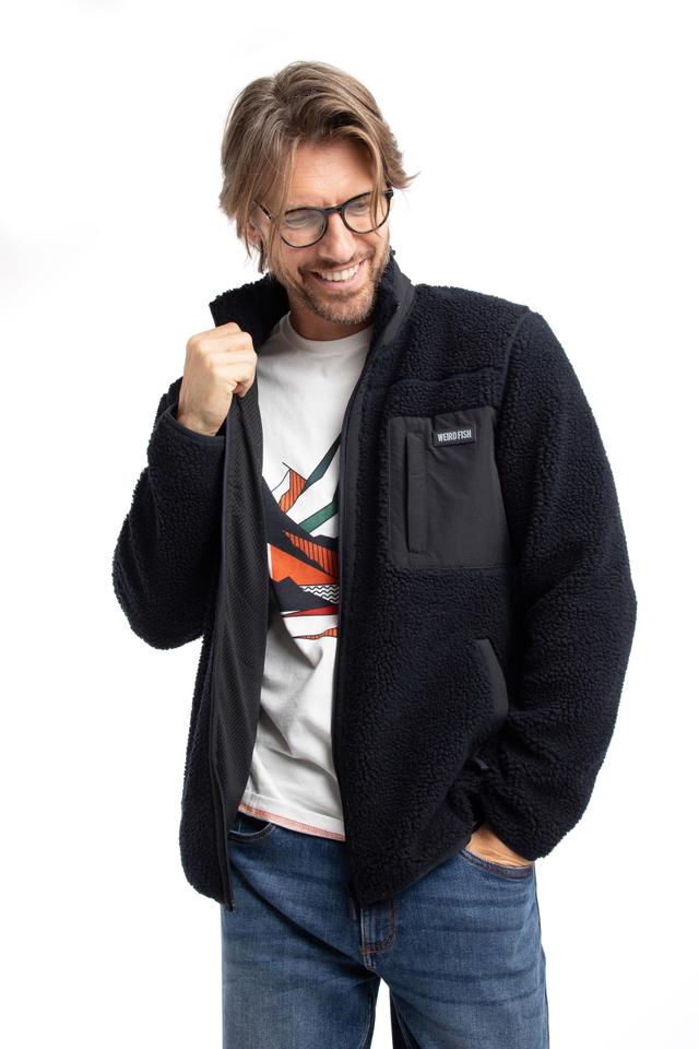 Fletcher Mens Full Zip Borg Fleece -