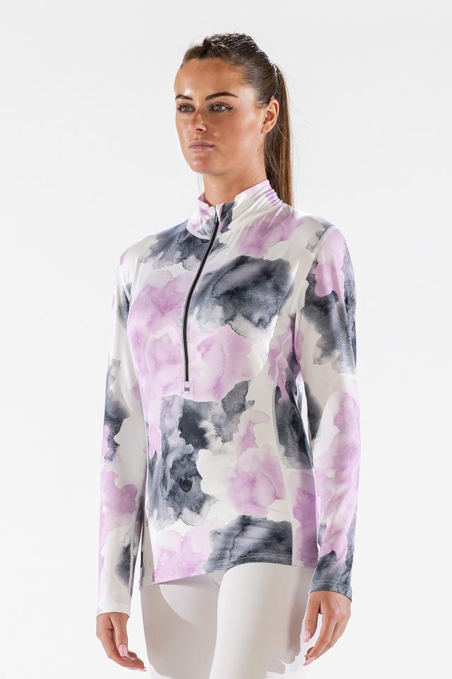 Cozy Womens CarbonDri Zip Neck Base Layer -