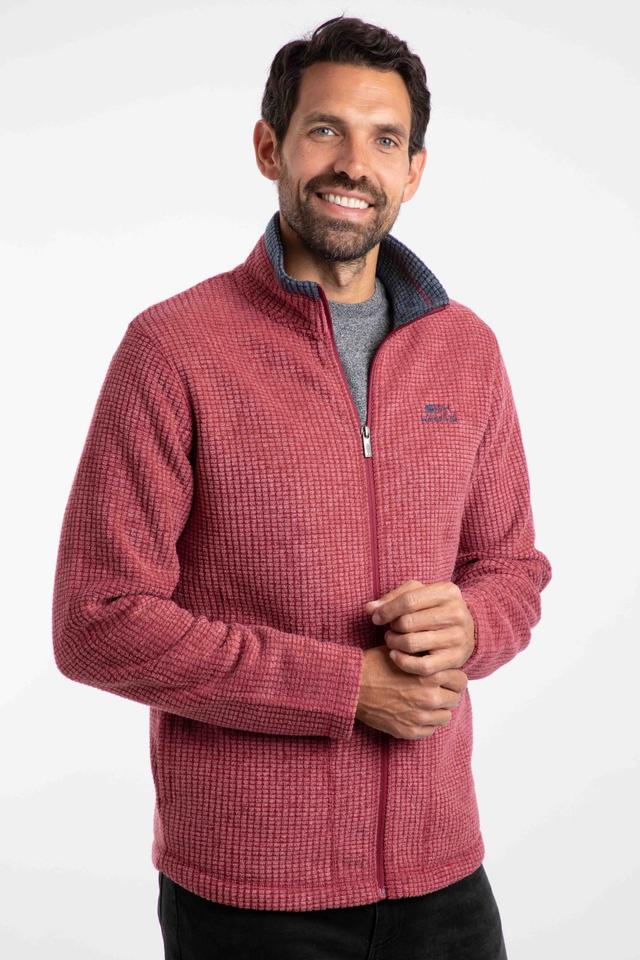 Shires Mens Full Zip Grid Fleece -