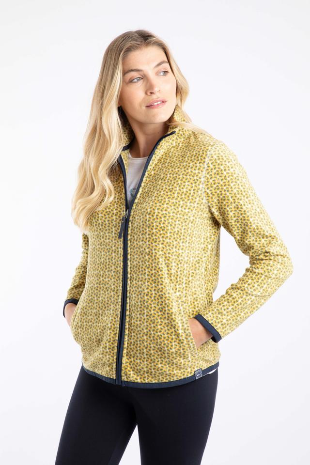Rochelle Womens Full Zip Printed Microfleece -