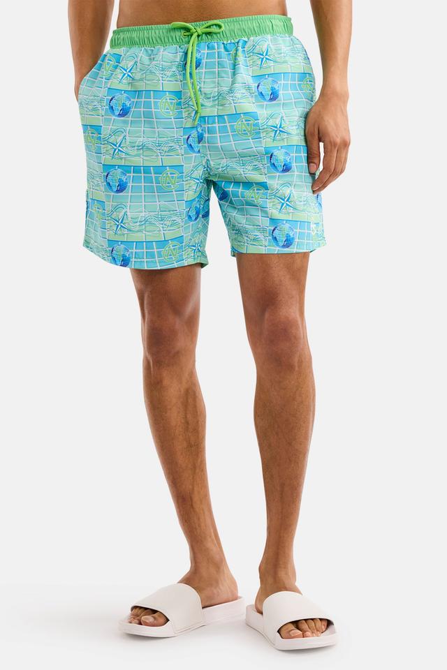 Kayron Mens 6" Swim Short -